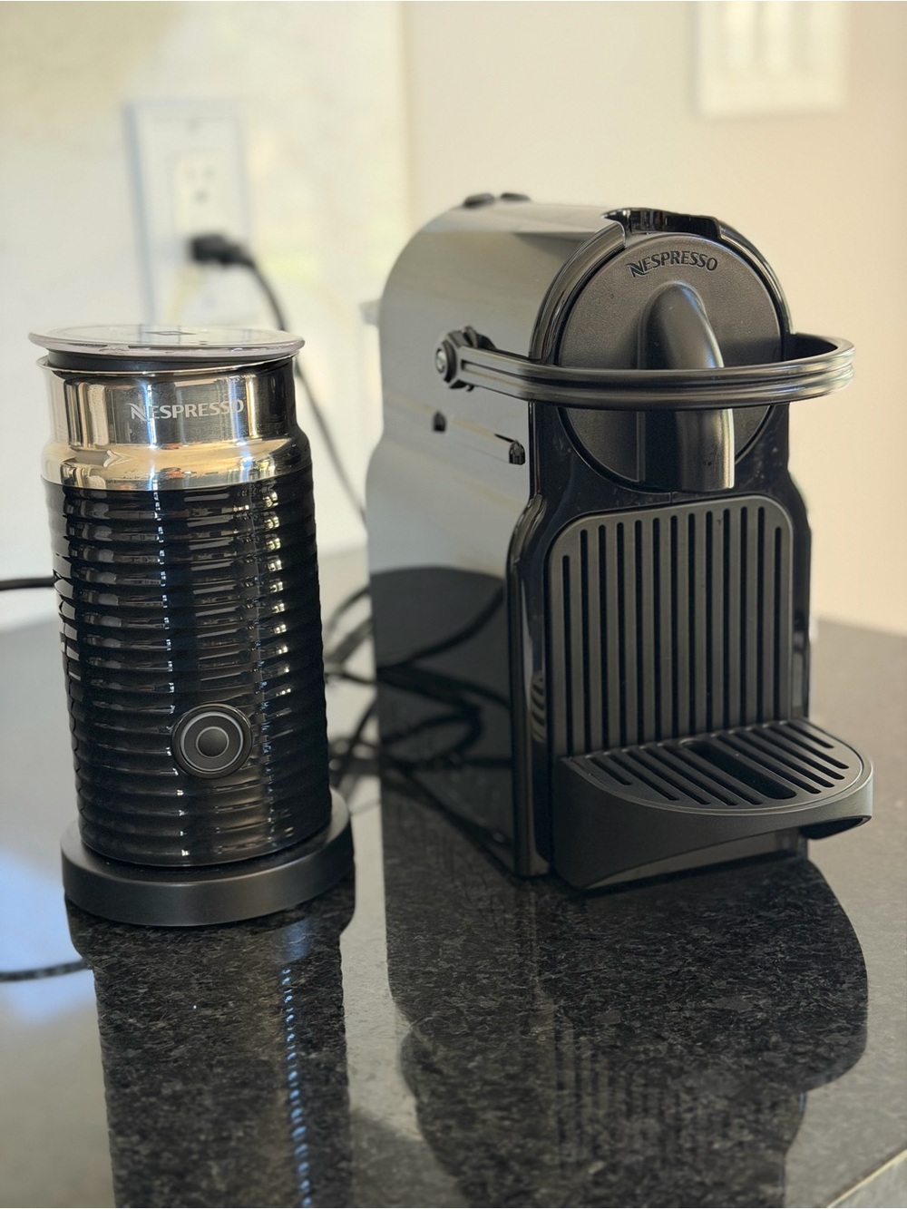 Nespresso Pixie Original Coffee Machine and Aeroccino 3 Frother
